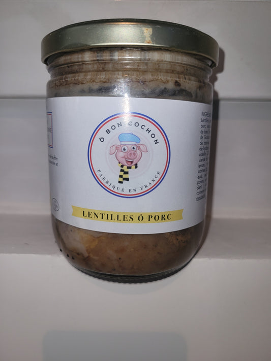 Lentilles au porc