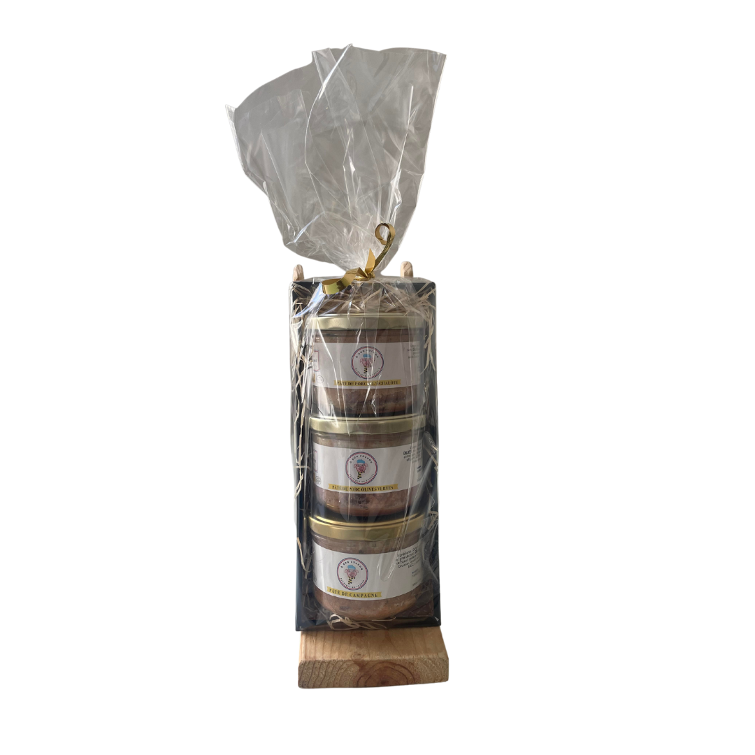 Corbeille pour 3 pâtés*