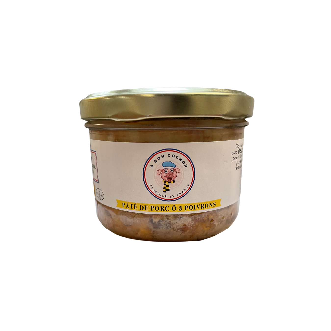 Pâté ô 3 poivrons - 180 gr